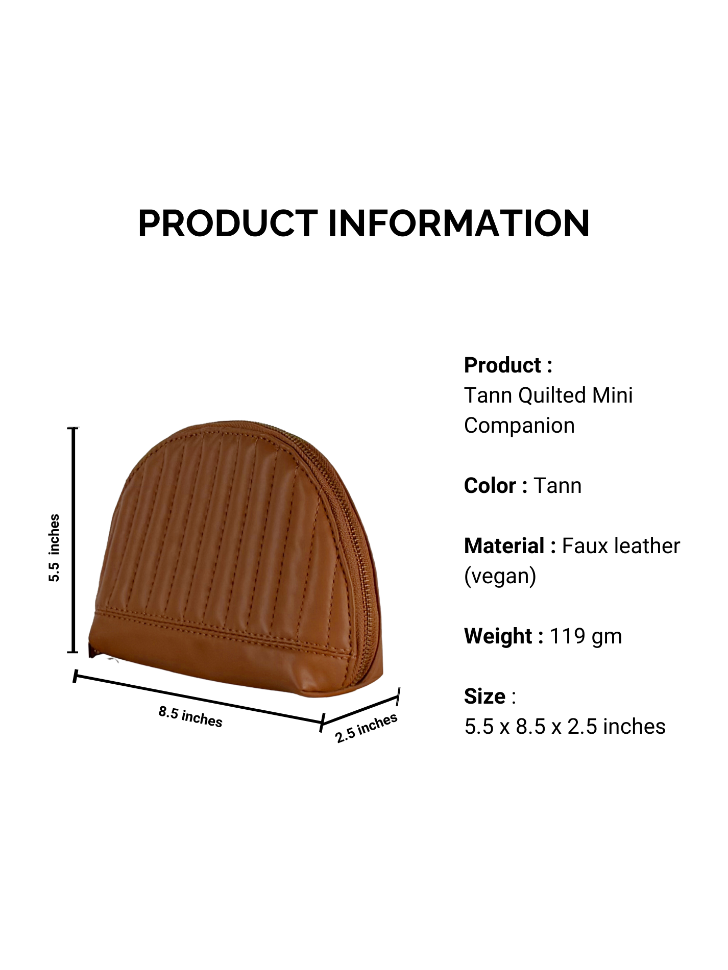 Tann Quilted Mini Companion