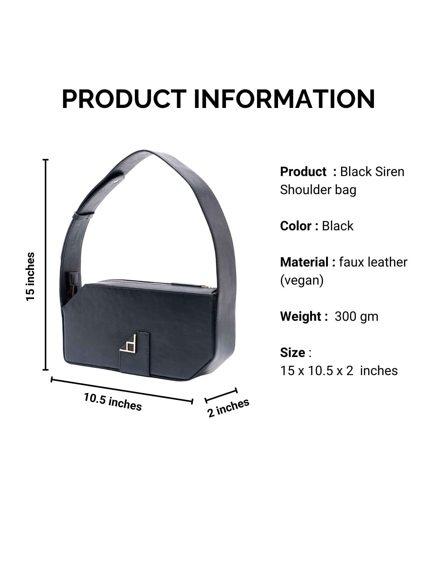 Black Siren Shoulder Bag