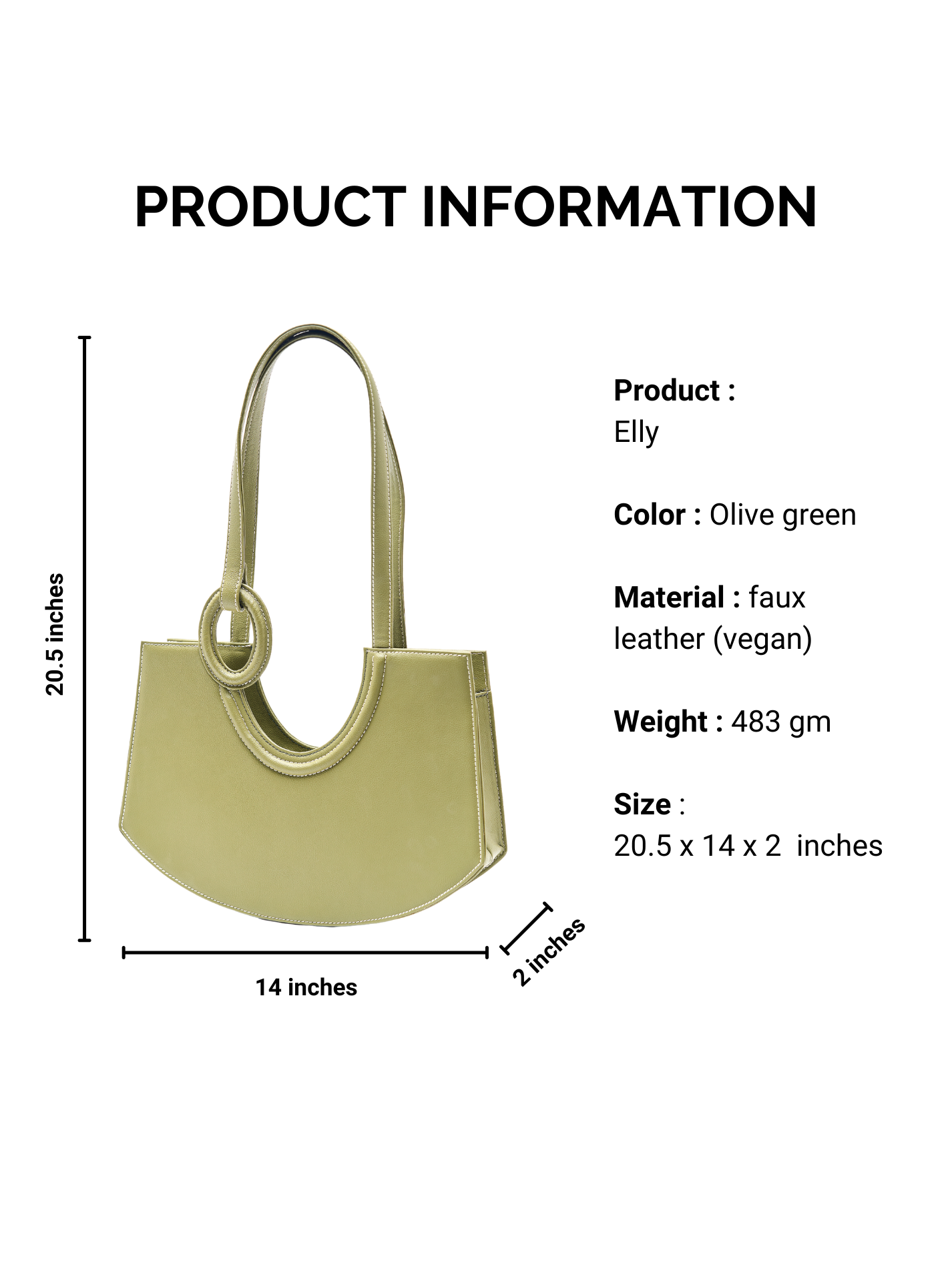 Elly : Olive Green