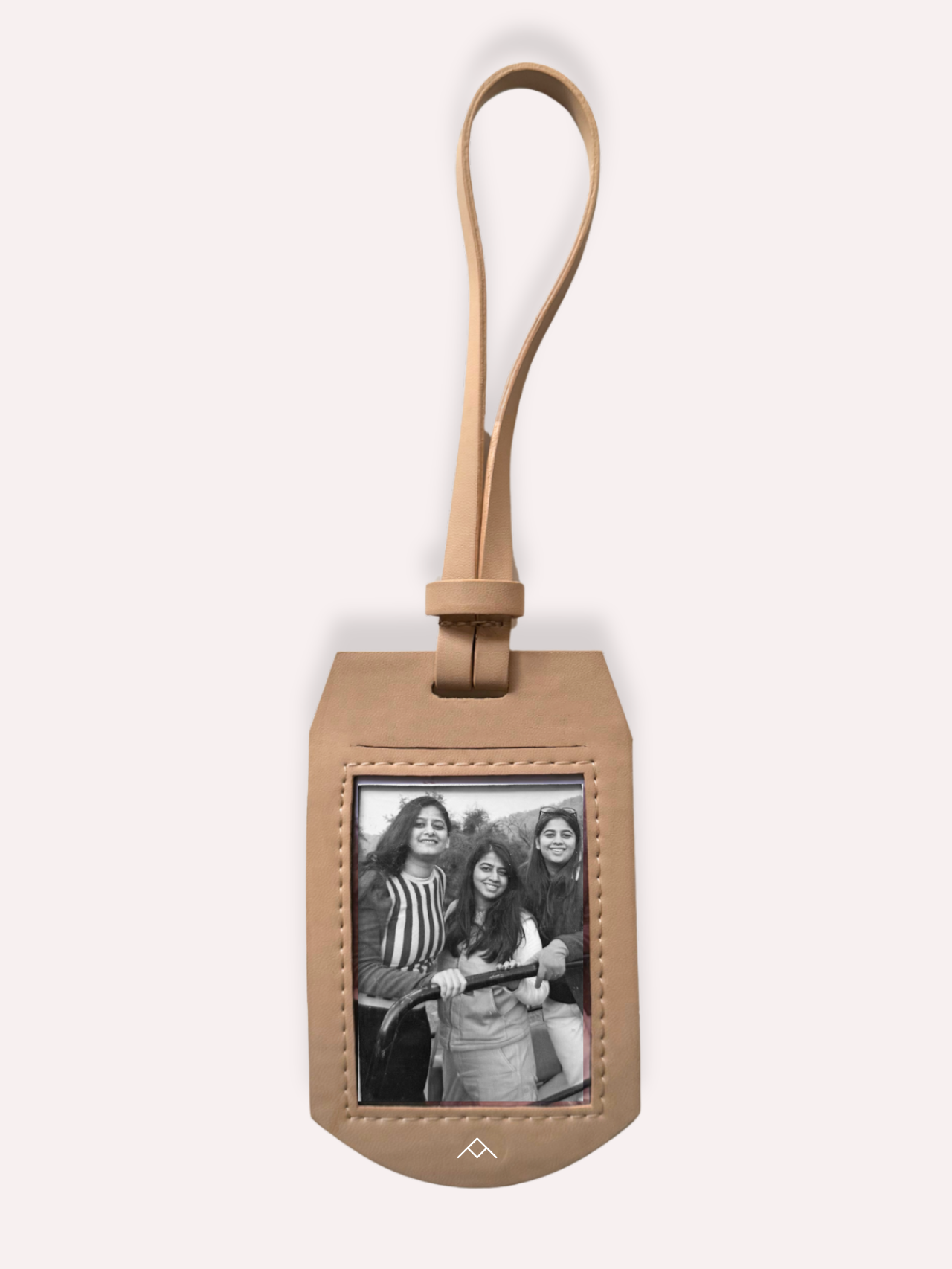 Beige Polaroid Bag Charm
