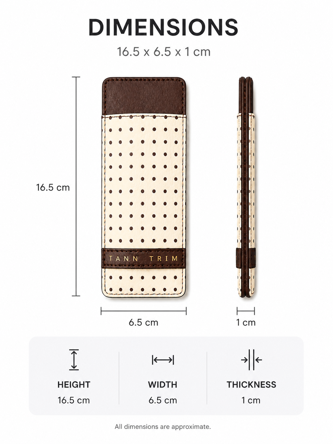 Butter Yellow Polka Lip Liner Case & Mirror