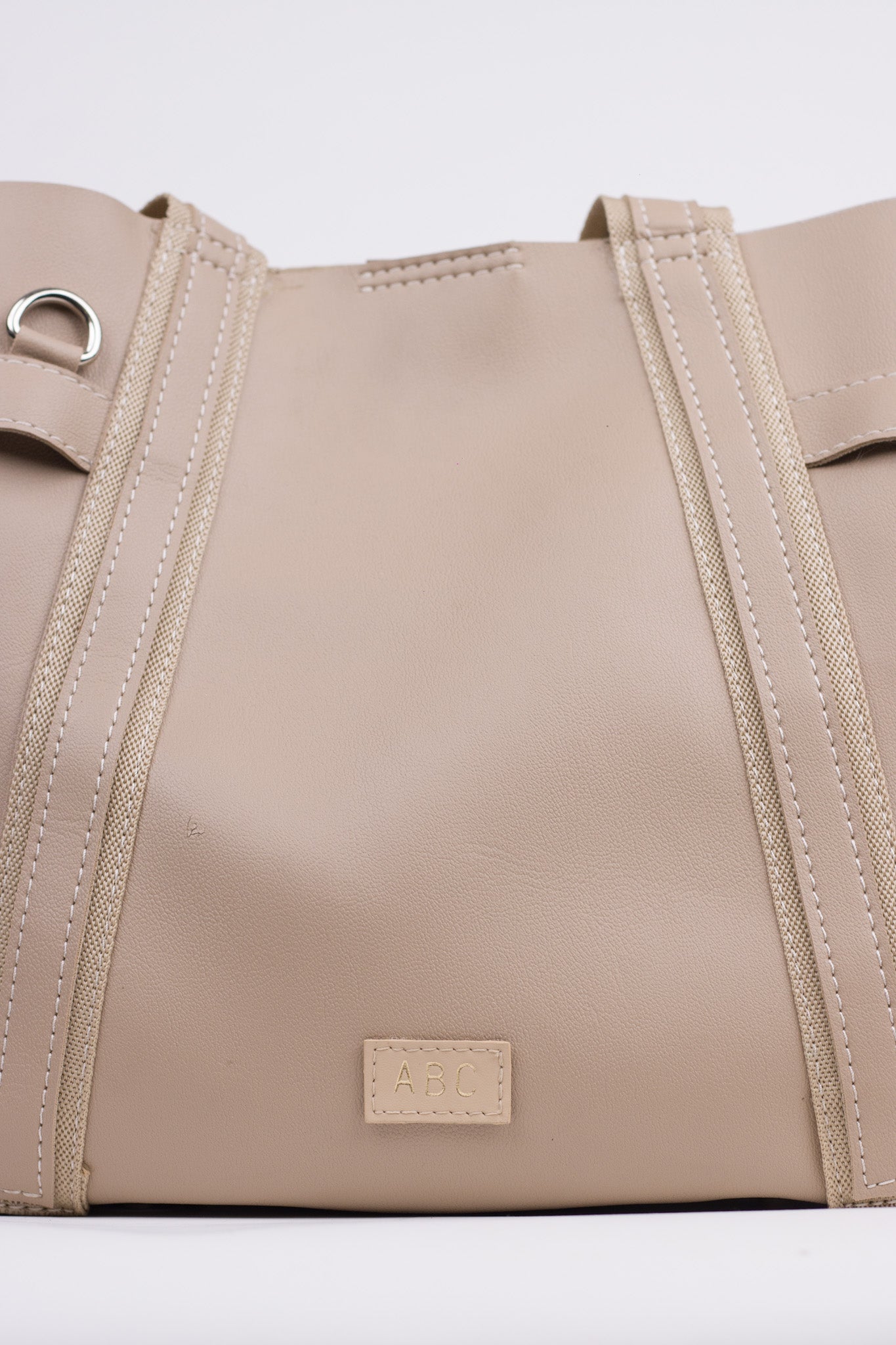 Beige Trooper Tote