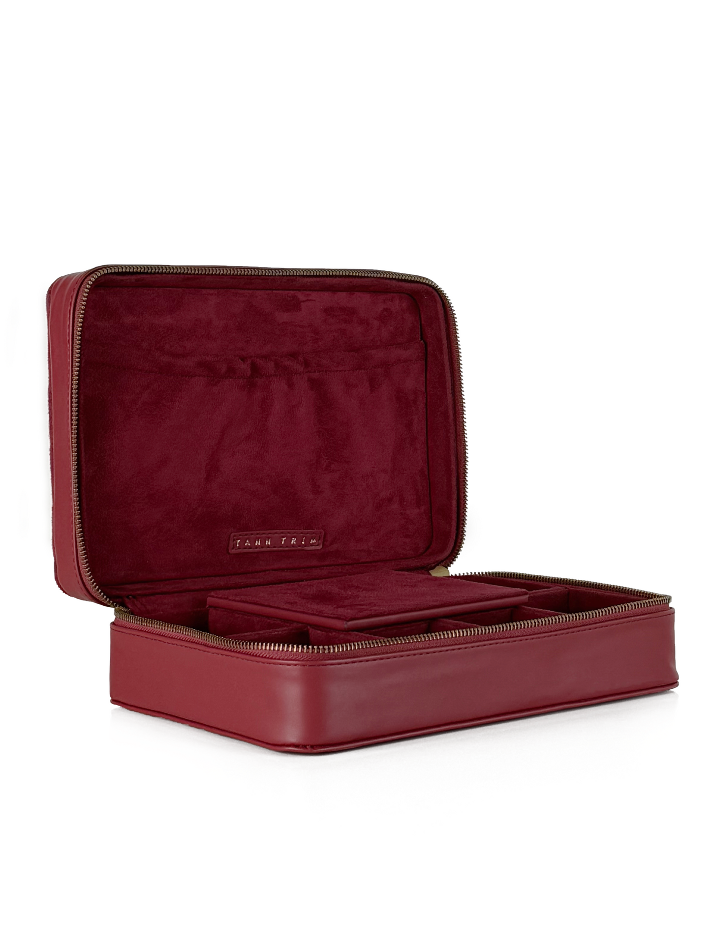 Quilted Suede Jewelry Box : big