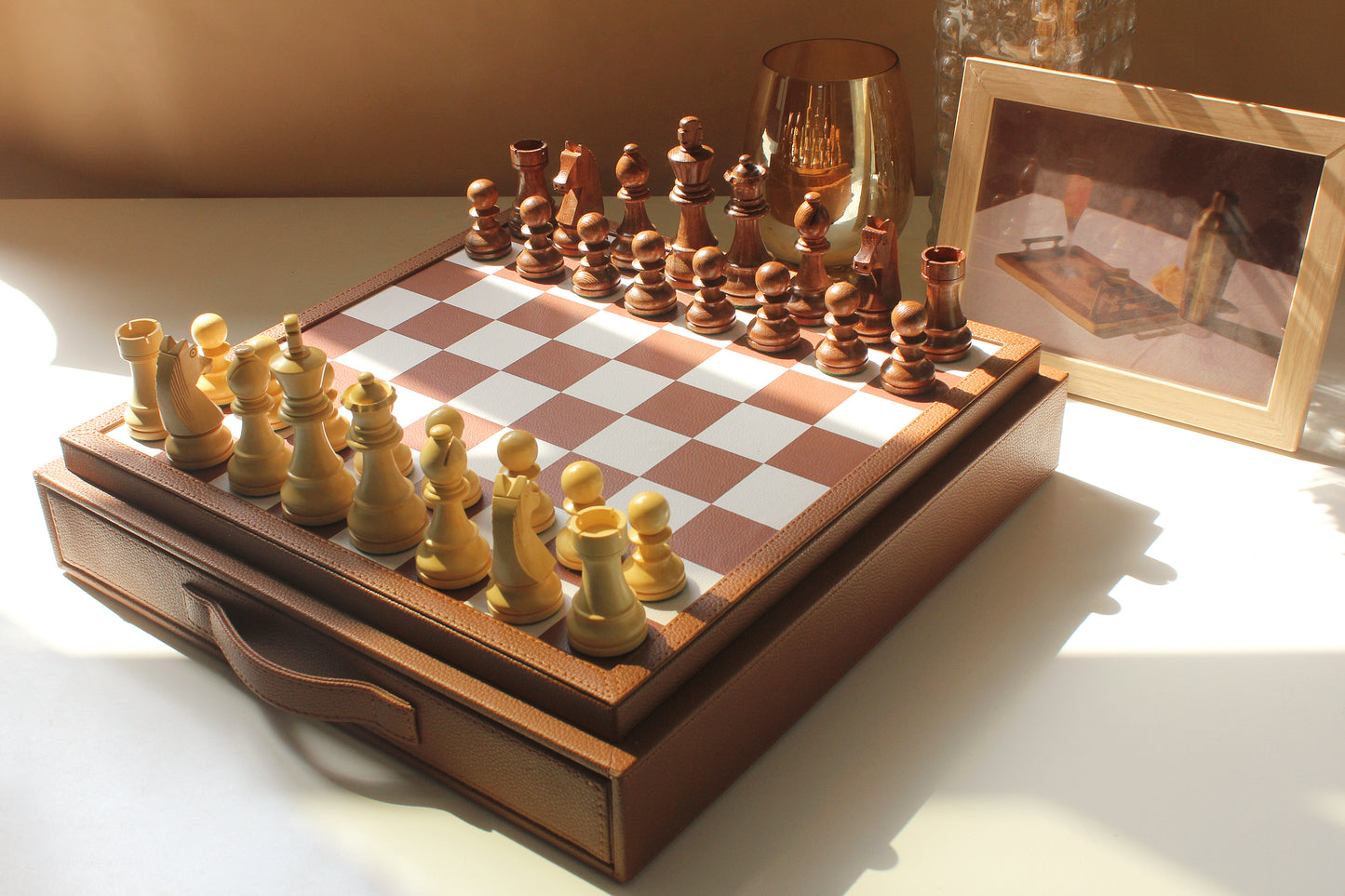 Tann Trim Hand-crafted  Chess