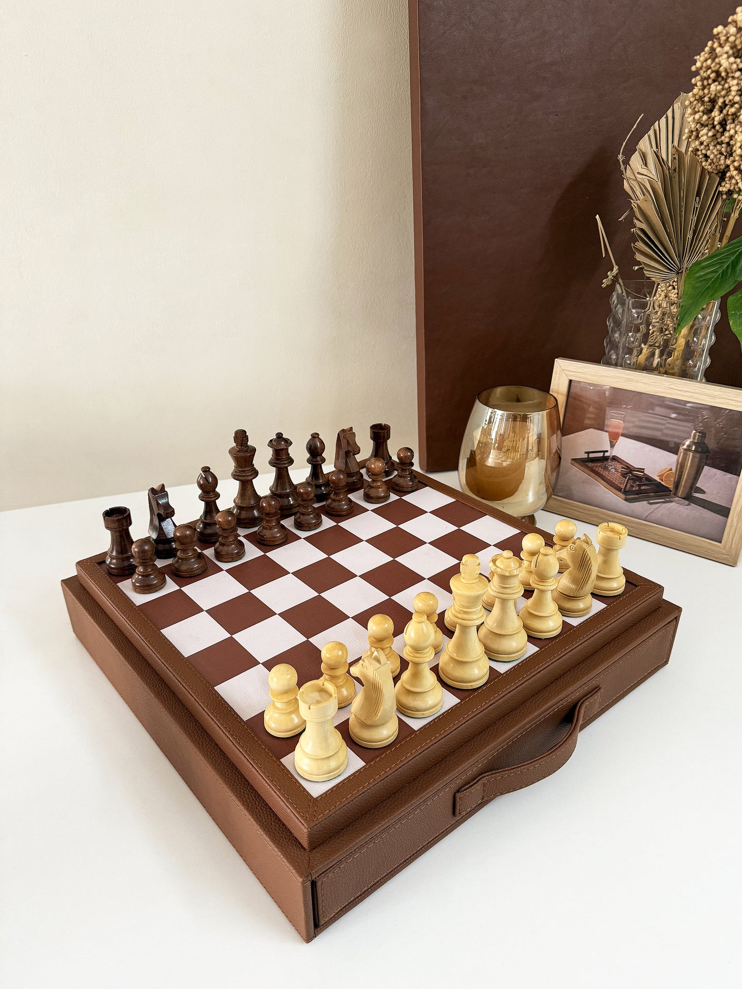 Tann Trim Hand-crafted  Chess