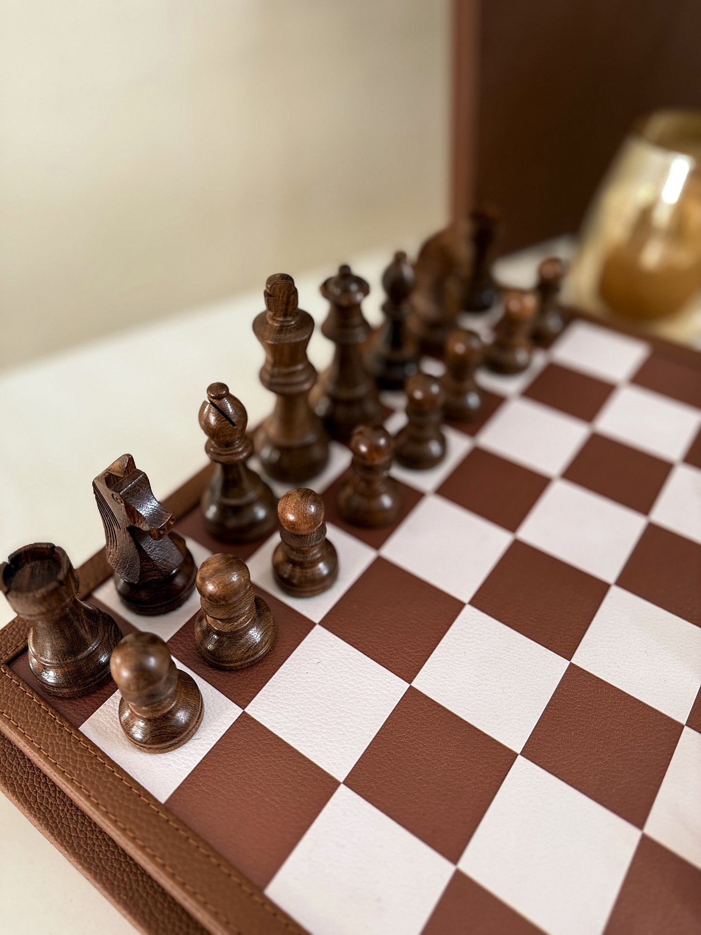 Tann Trim Hand-crafted  Chess