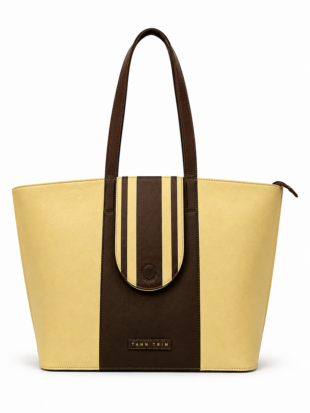 Butter Yellow Oversized Arch Tote Bag