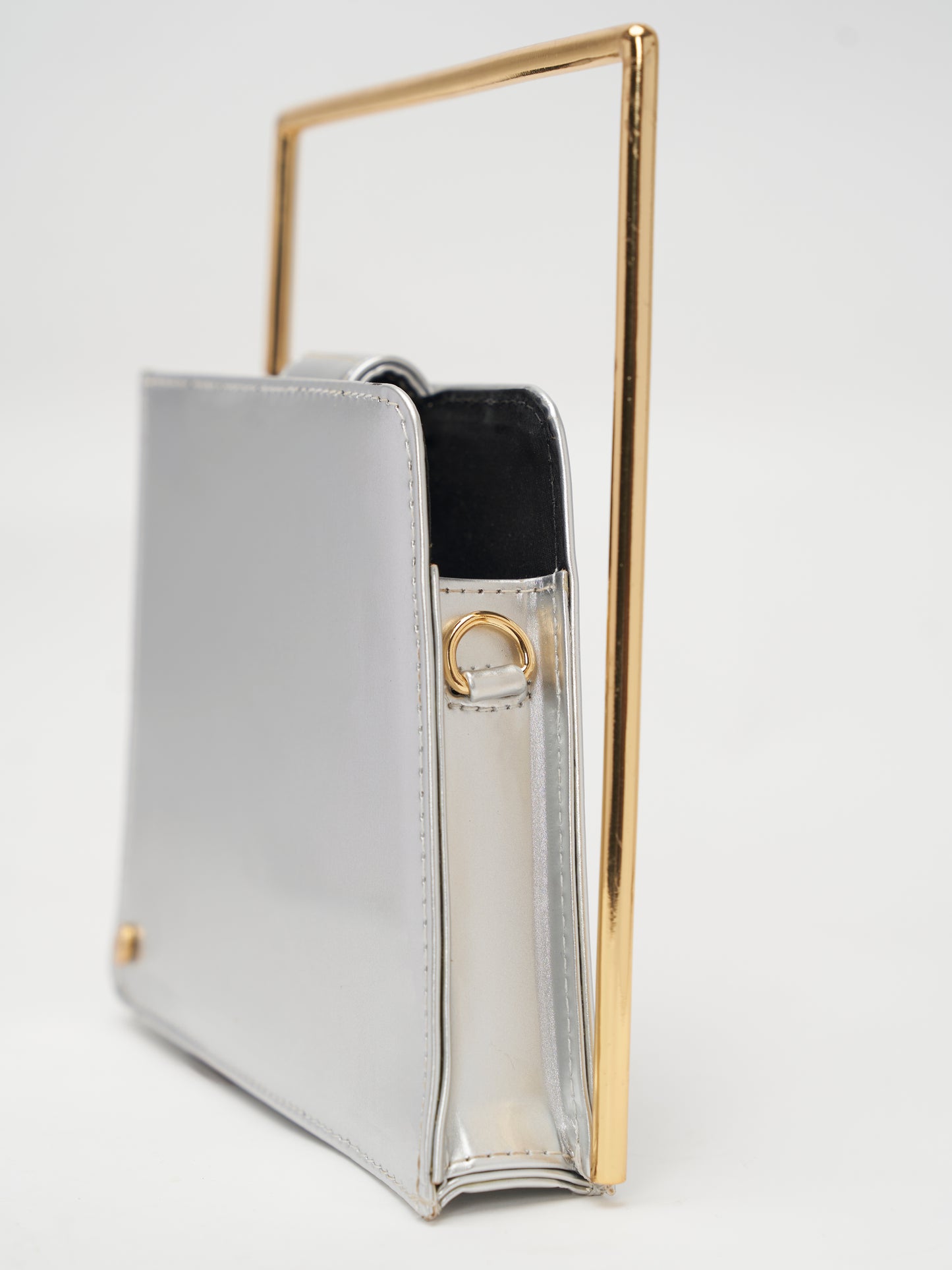 The frame handbag - Silver