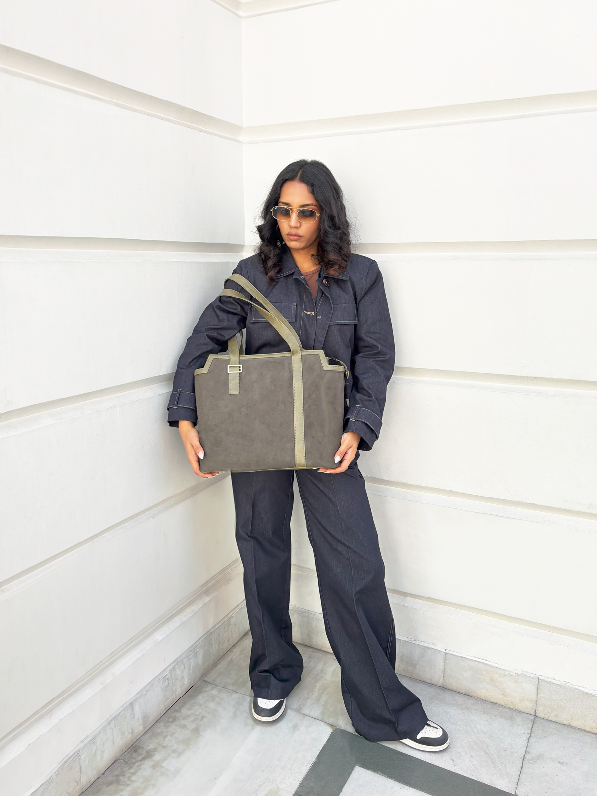 The Olive Cascade Tote Bag