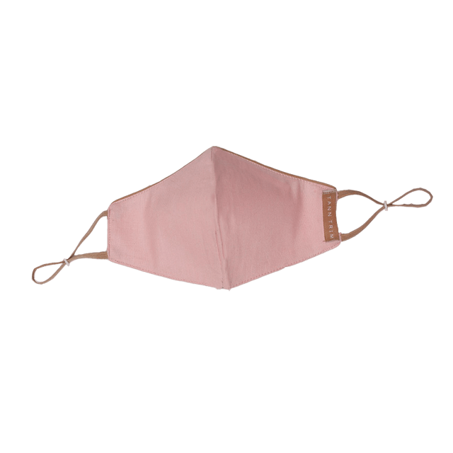 Light Pink Breathable Cotton Mask - Large