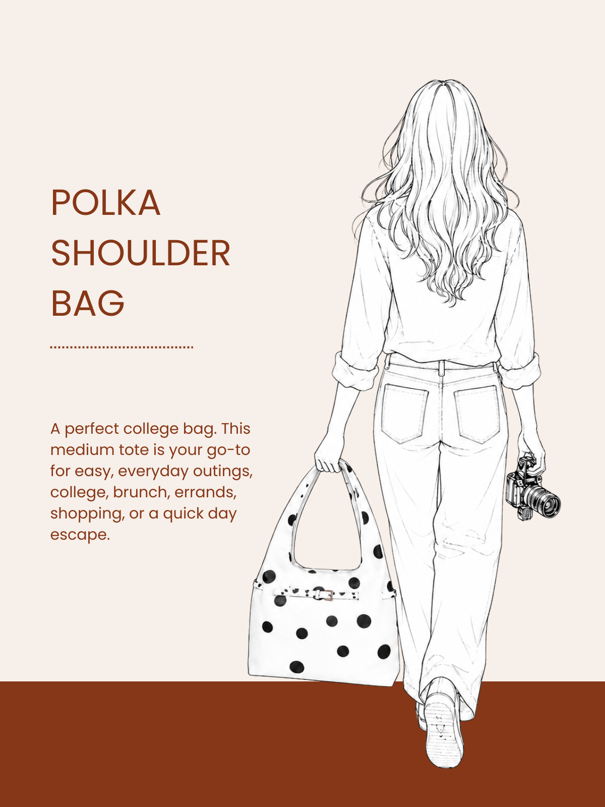 Polka Shoulder Bag