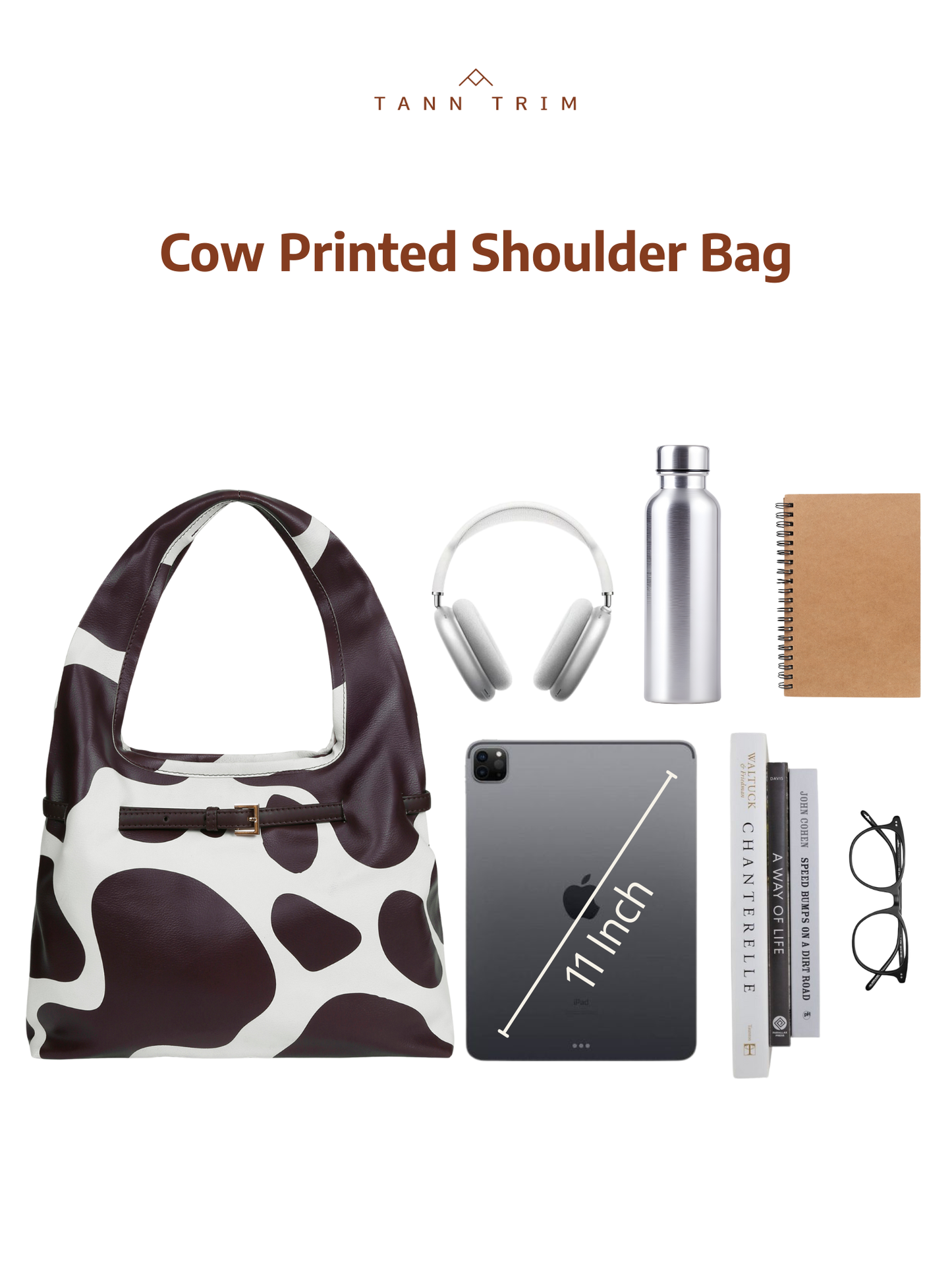 Cow Printed Shoulder Bag