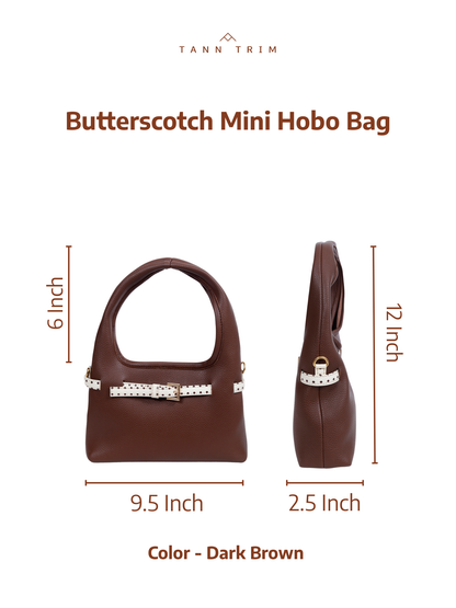 Butterscotch Mini Hobo Bag