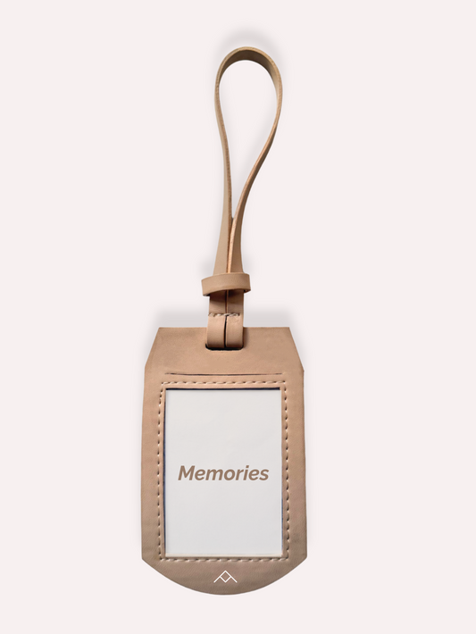 Beige Polaroid Bag Charm