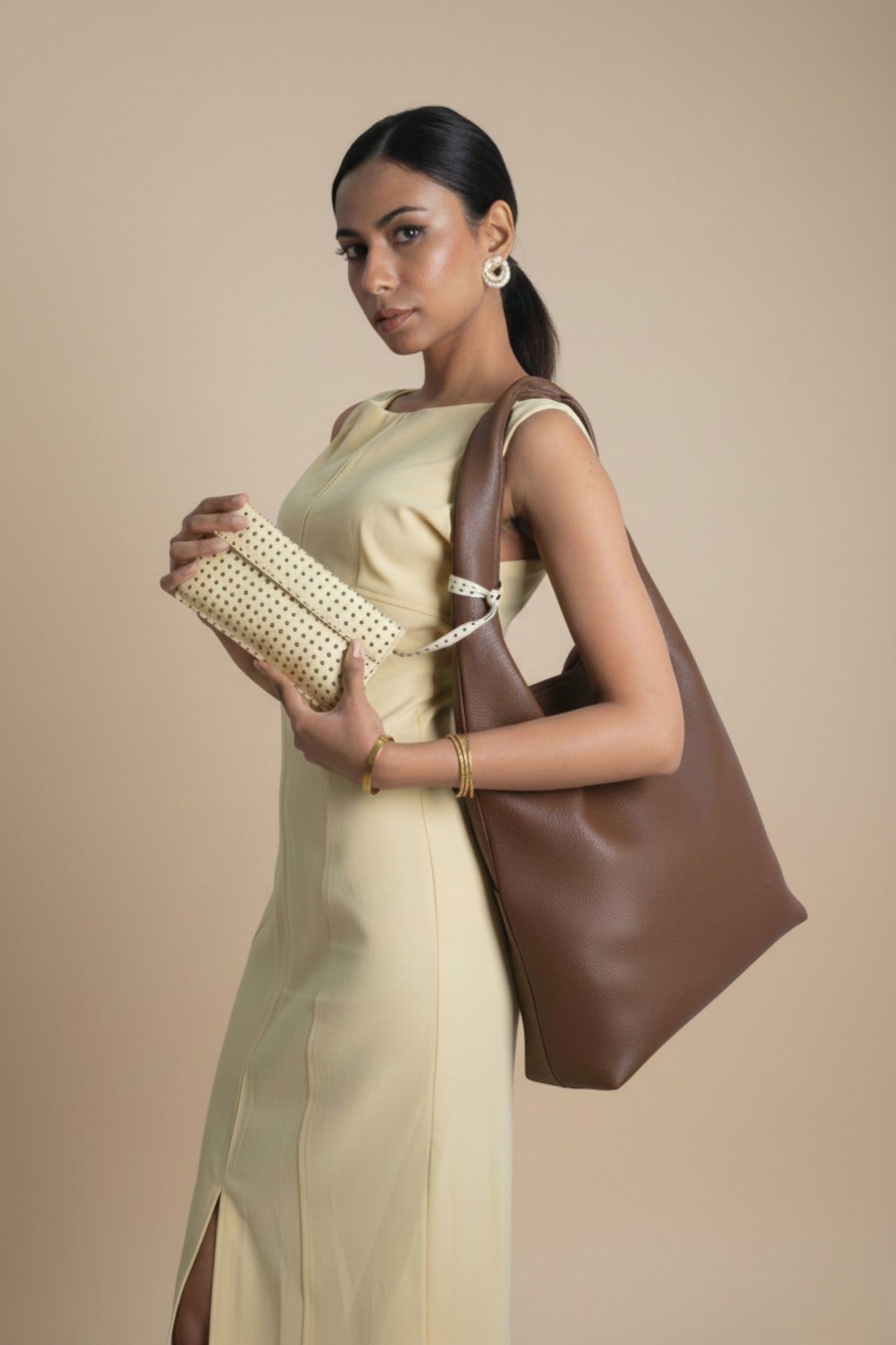 Dark Brown Hobo Work Bag