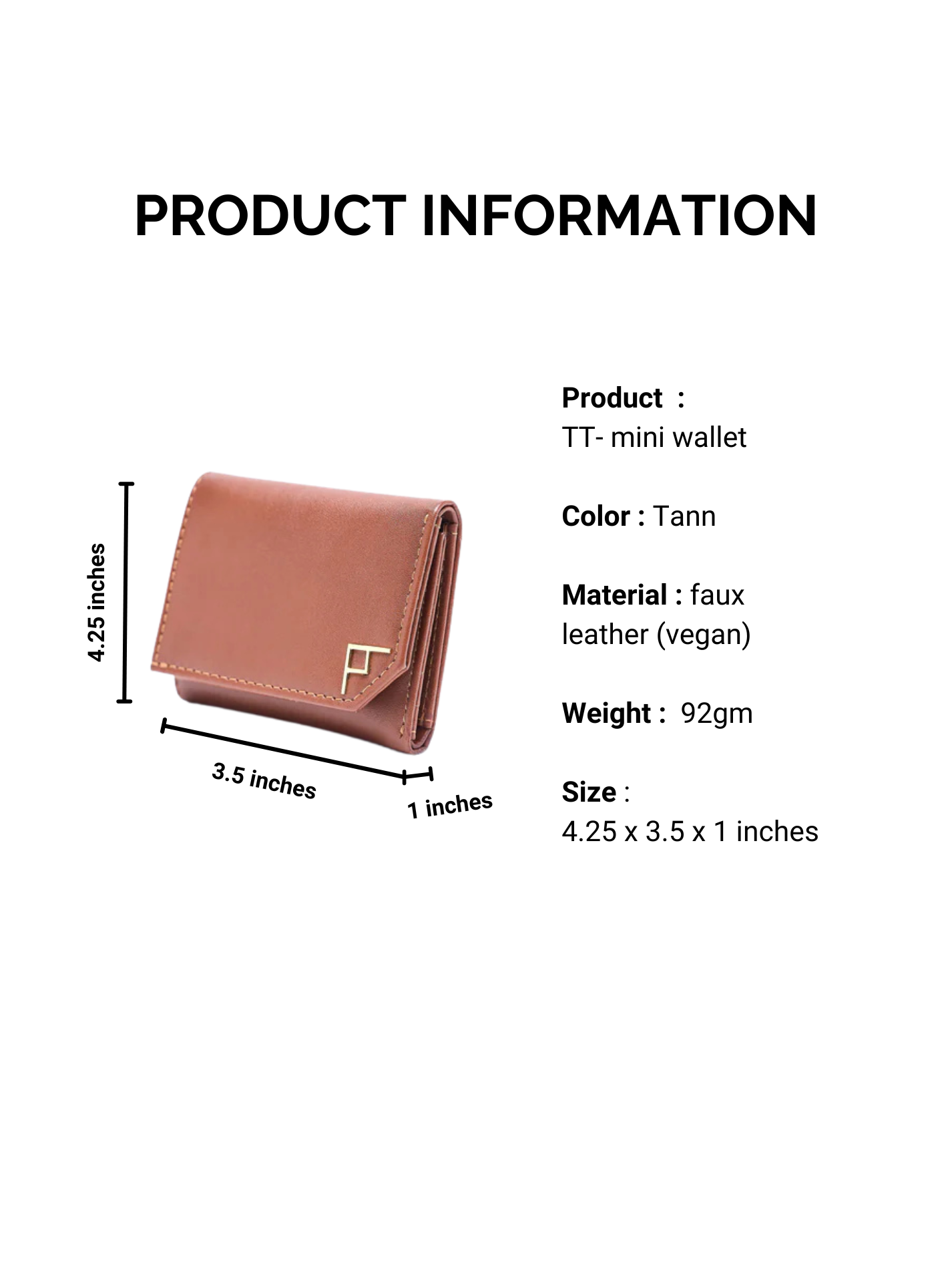TT Mini Wallet: Tann