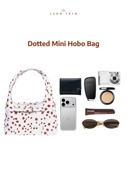 Dotted Mini Hobo Bag