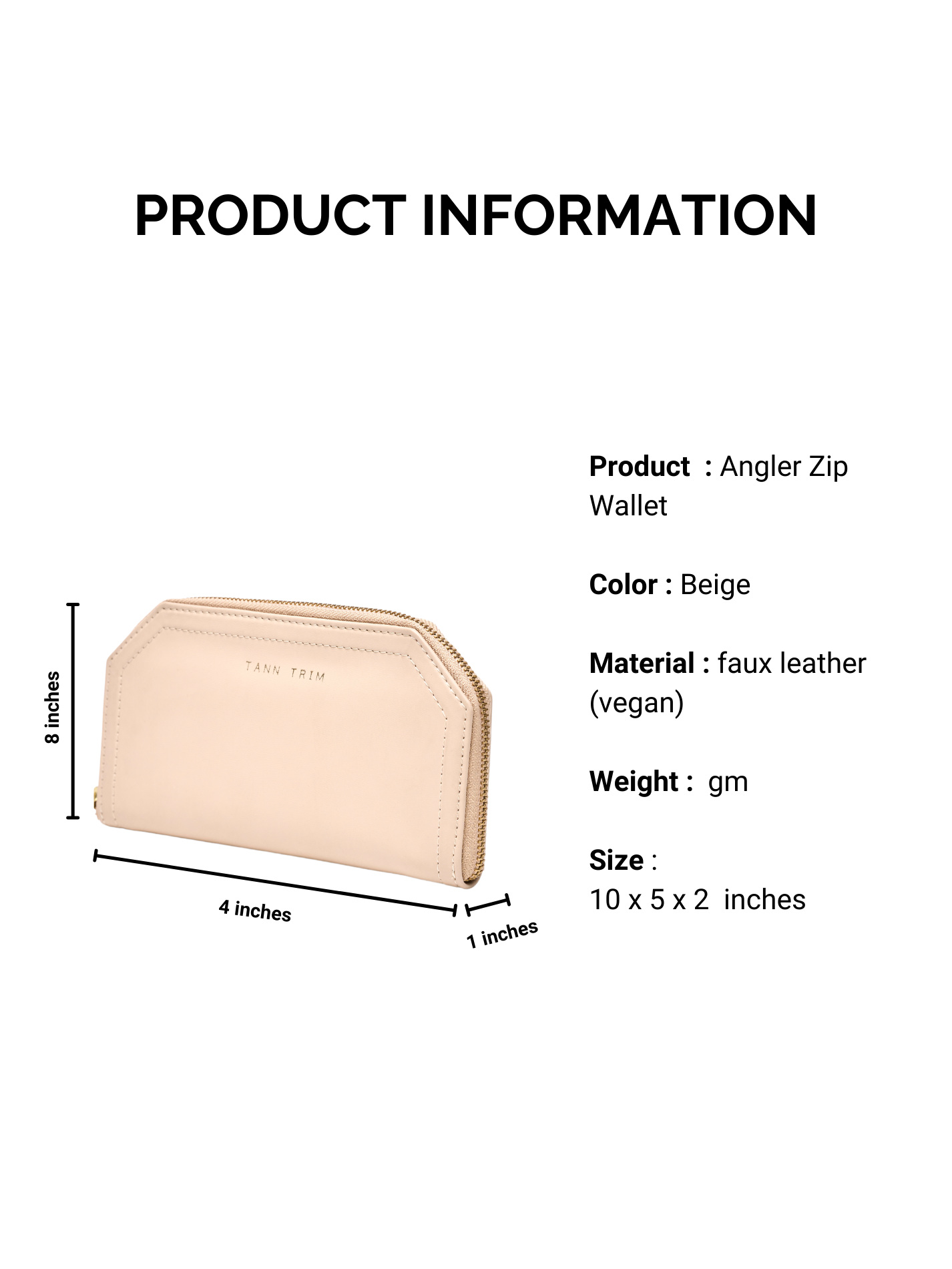 Angler Zip Wallet