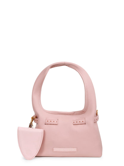 Pink Polka Mini Hobo Bag