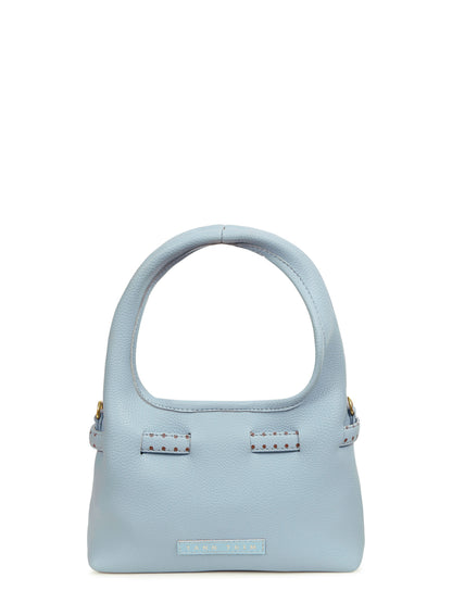 Blue Polka Mini Hobo Bag