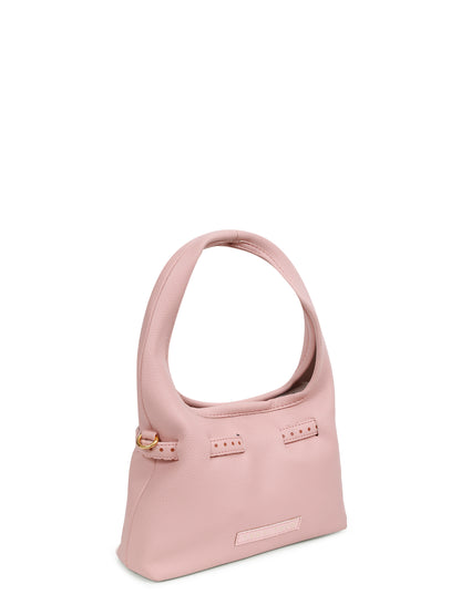 Pink Polka Mini Hobo Bag