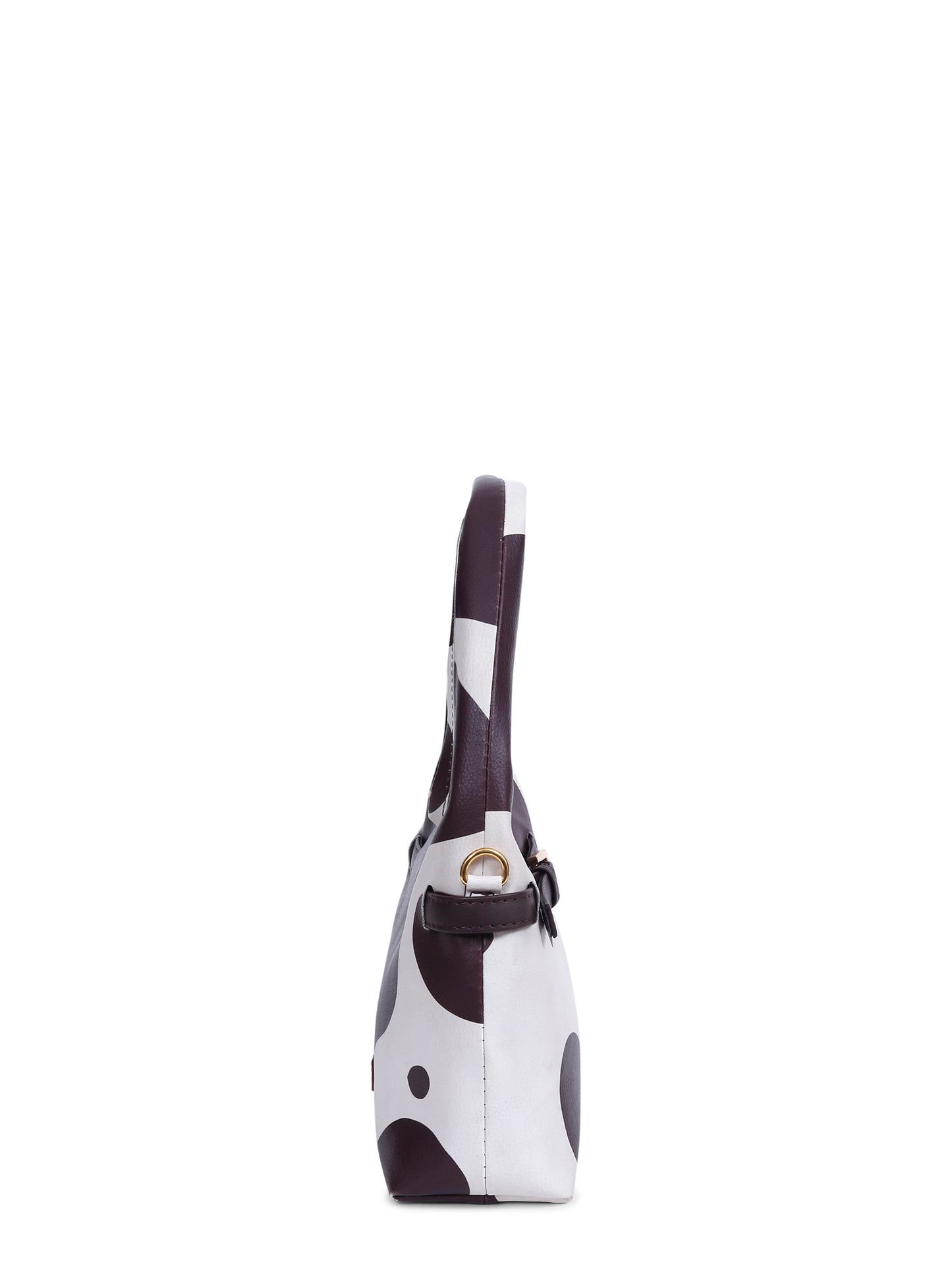 Cow Printed Mini Hobo Bag