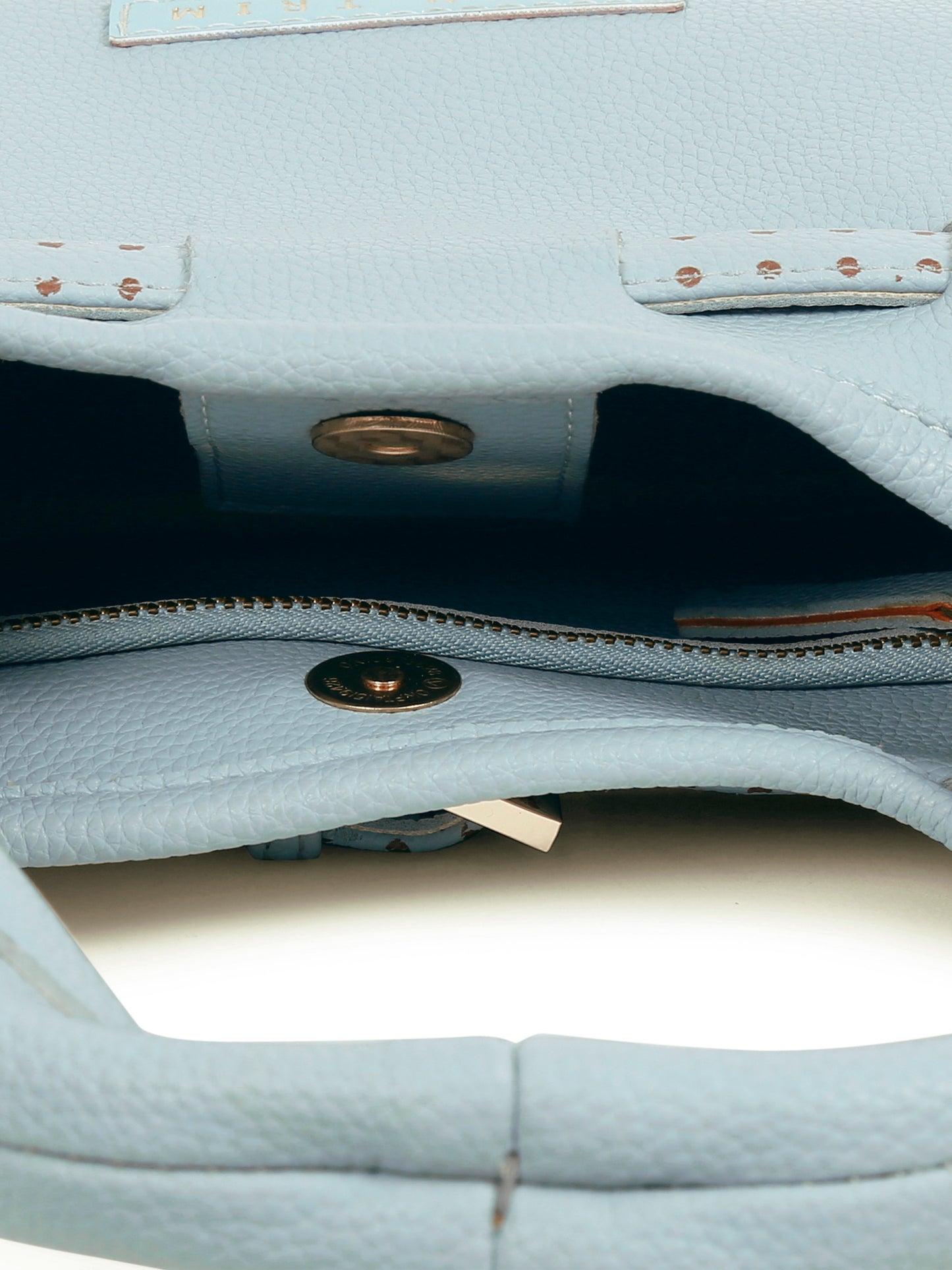 Blue Polka Mini Hobo Bag