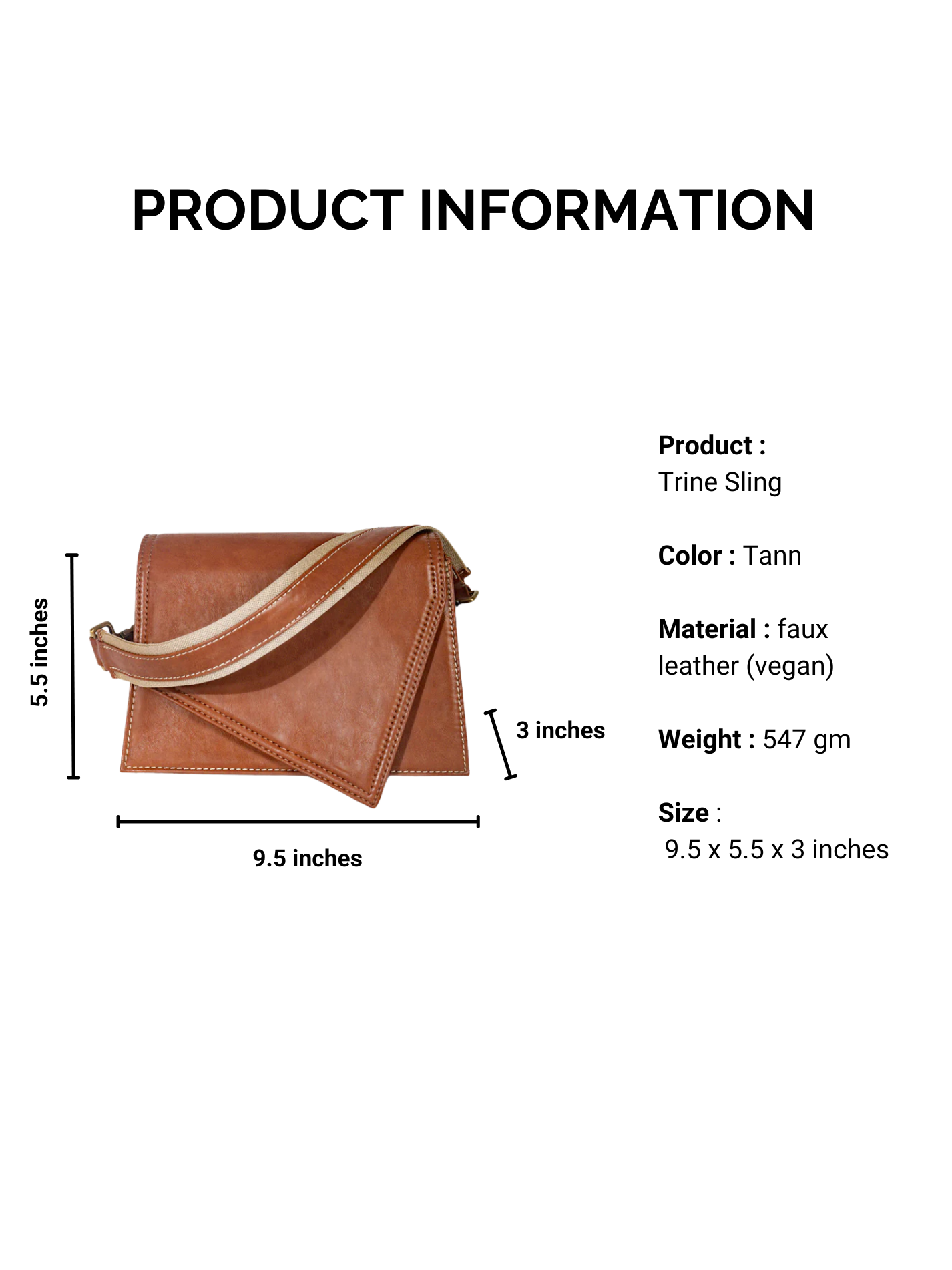 Brown Trine Sling