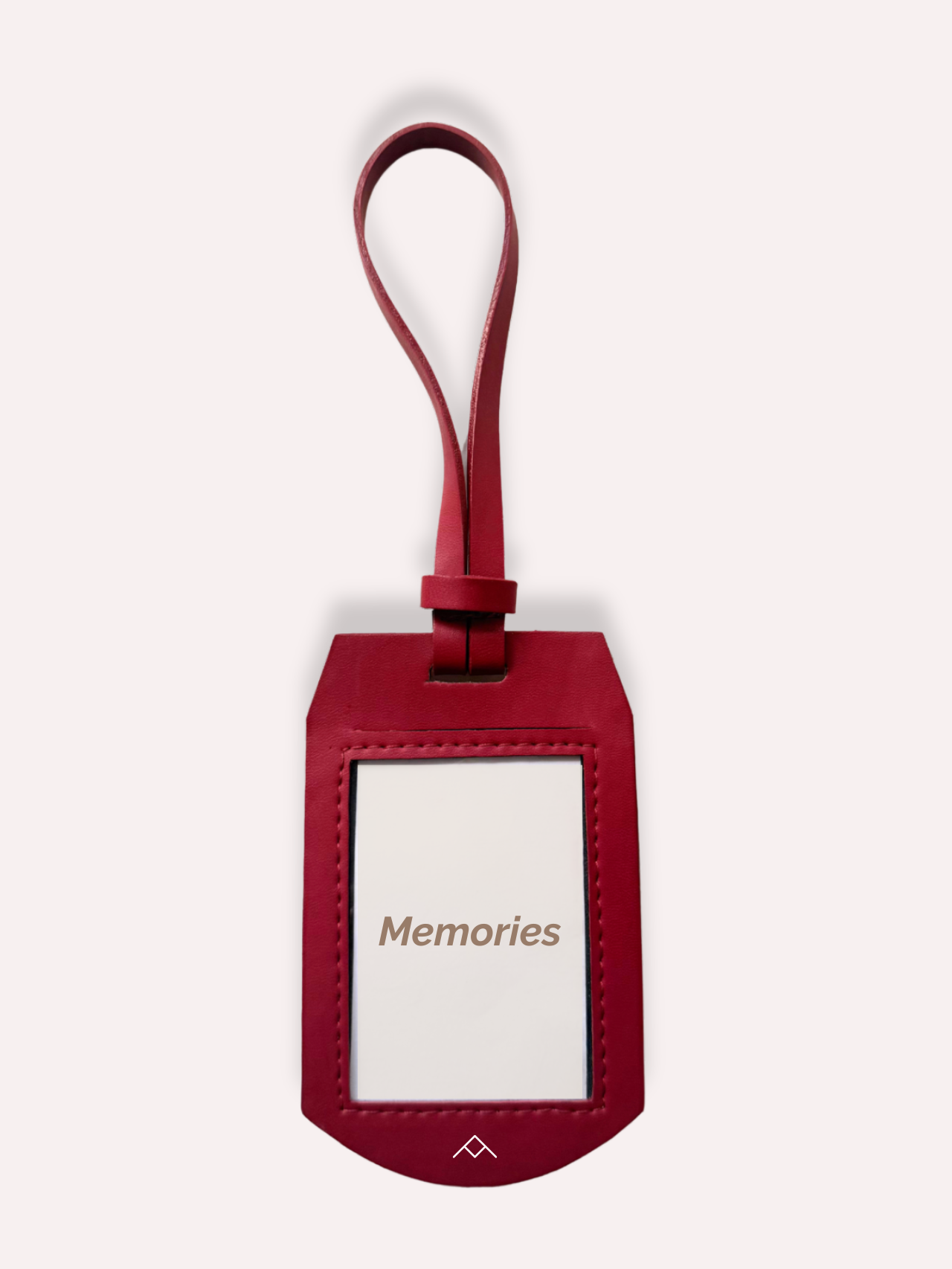 Maroon Polaroid Bag Charm
