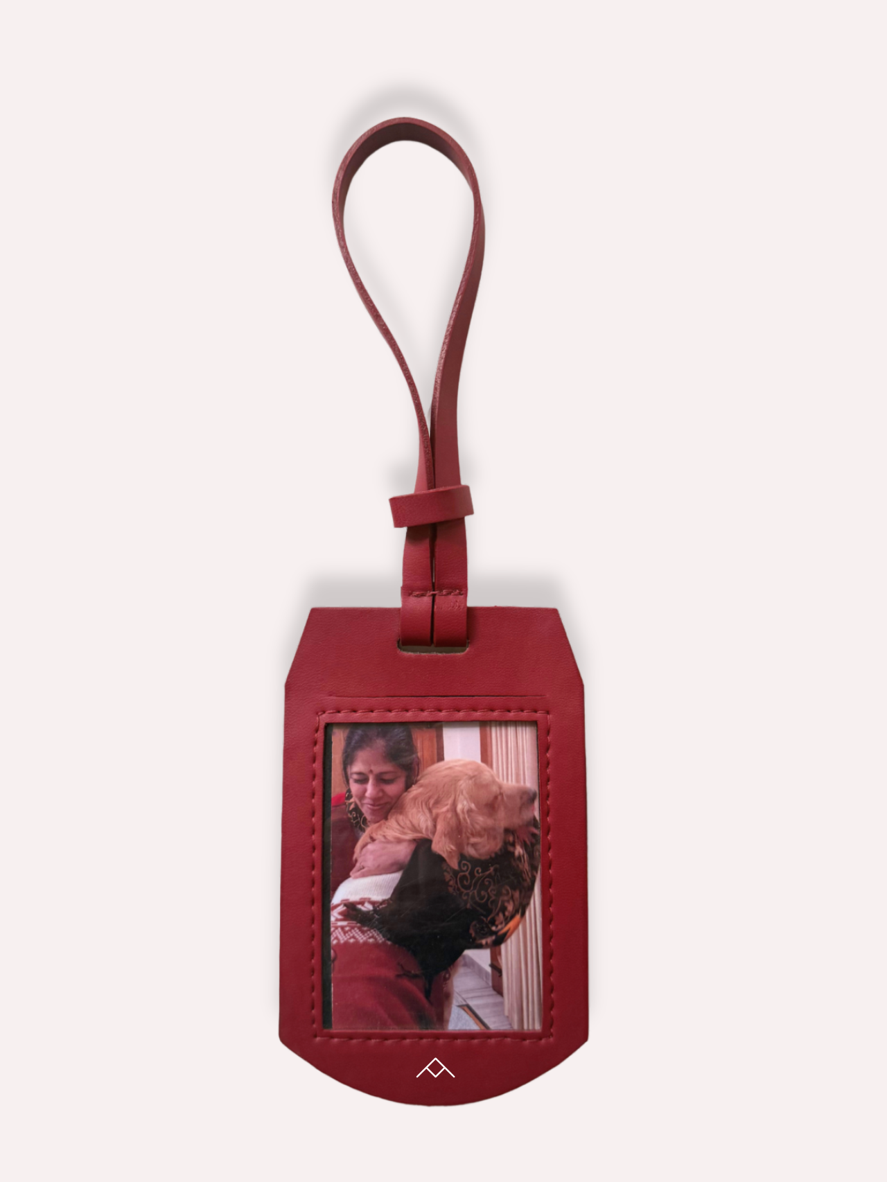 Maroon Polaroid Bag Charm
