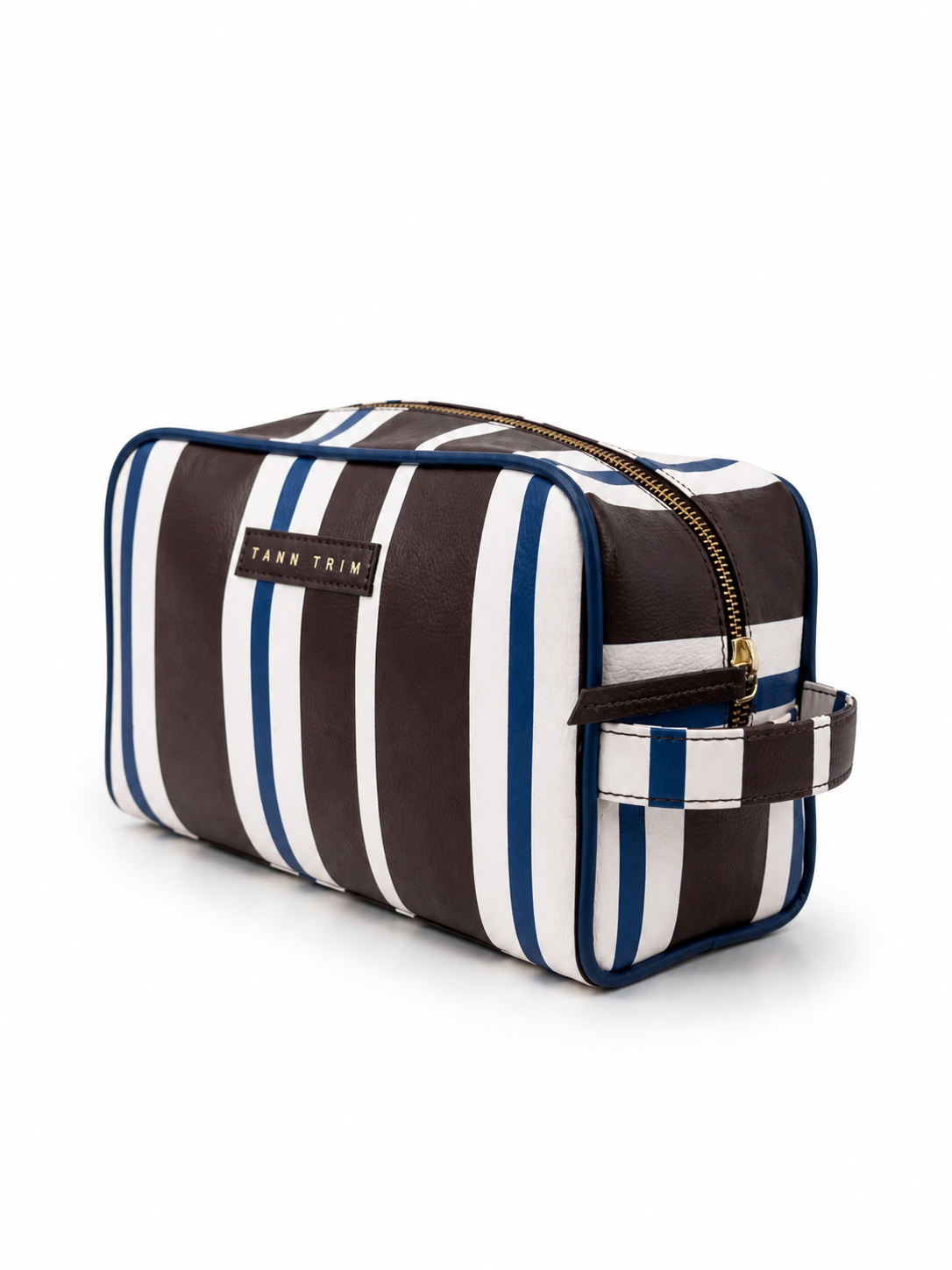The Stripe Travel Kit- Indigo