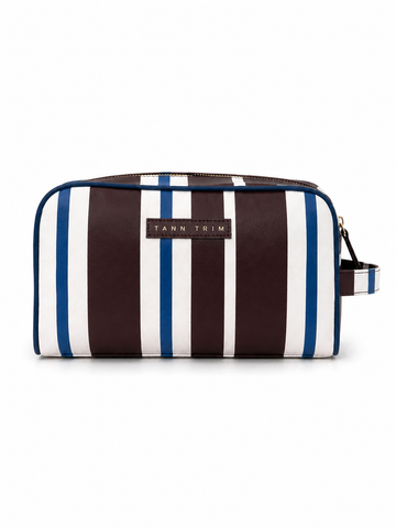The Stripe Travel Kit- Indigo
