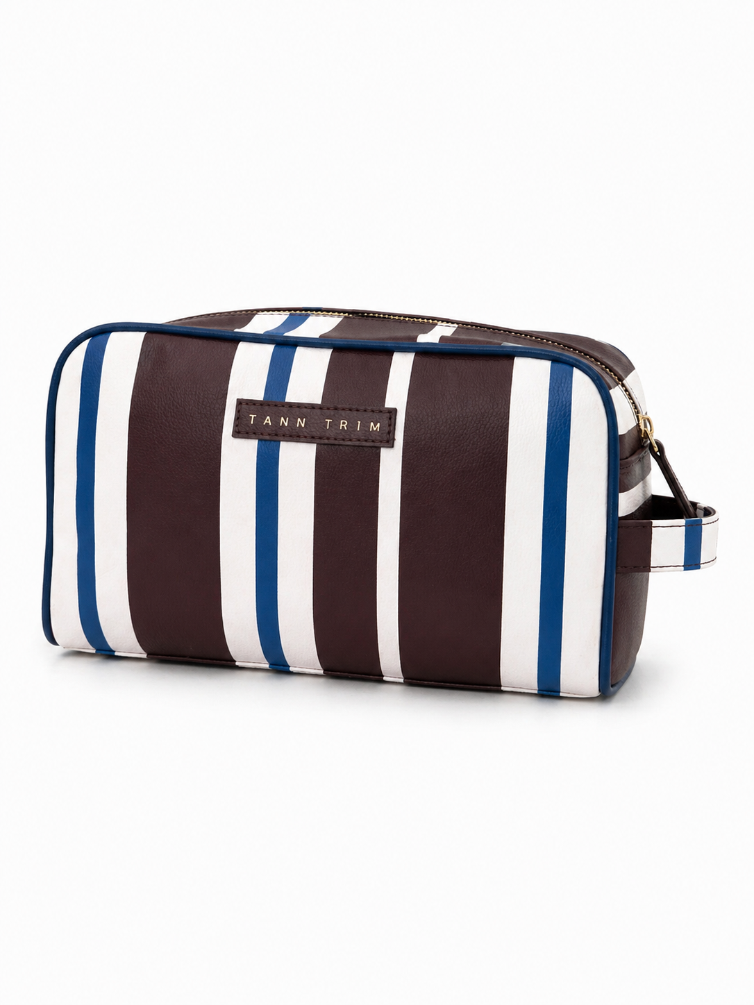 The Stripe Travel Kit- Indigo