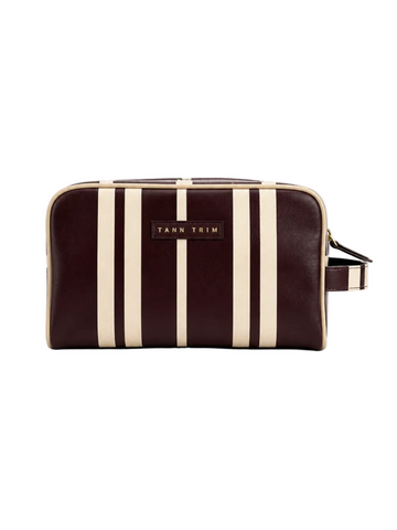 The Stripe Travel Kit- Butter Yellow