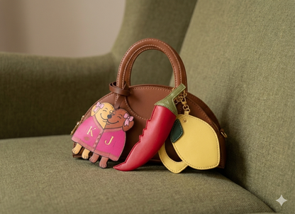 Nimbu Mirchi Bag Charm Set