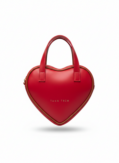 Red Chain Heart Bag