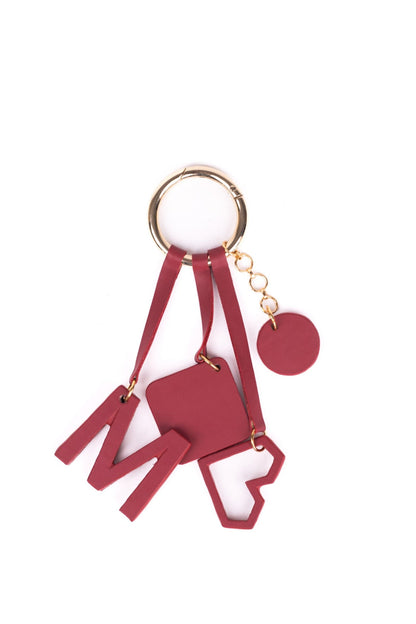 Berry Red Bag charm