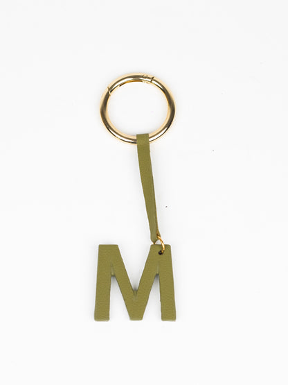Olive Letter Bag Charm
