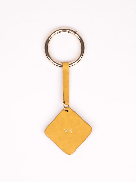 Mustard Rhombus Bag Charm