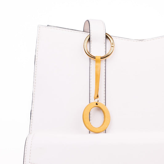 Mustard Letter Bag Charm