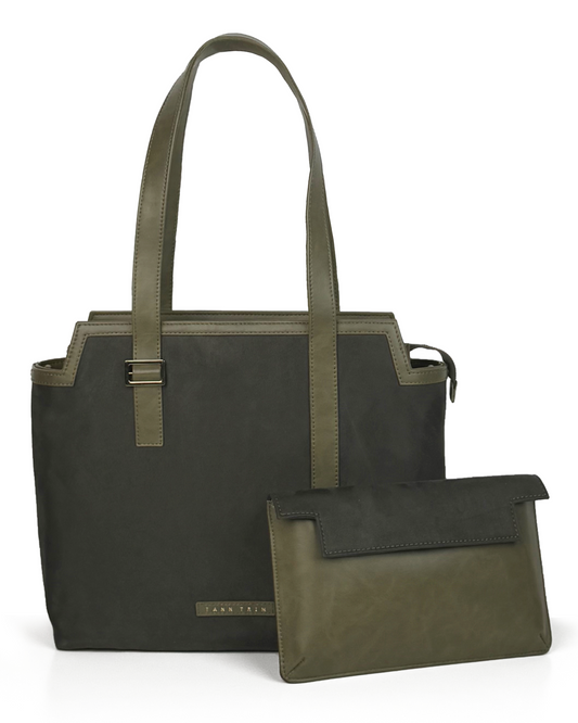 The Olive Cascade Tote Bag