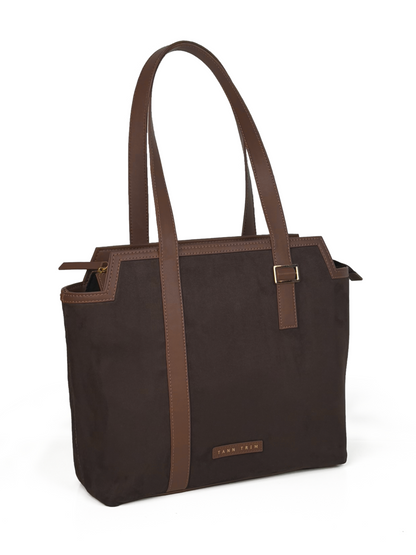 The Brown Cascade Tote Bag