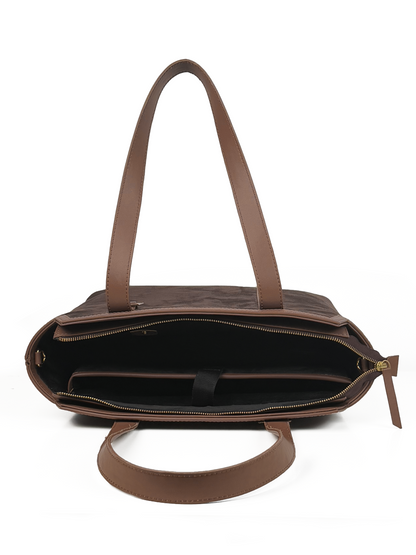 The Brown Cascade Tote Bag