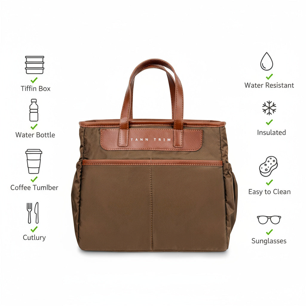 The Tiffyn Tote - Brown