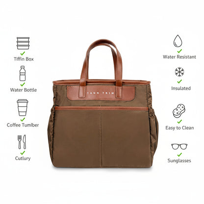 The Tiffyn Tote - Brown
