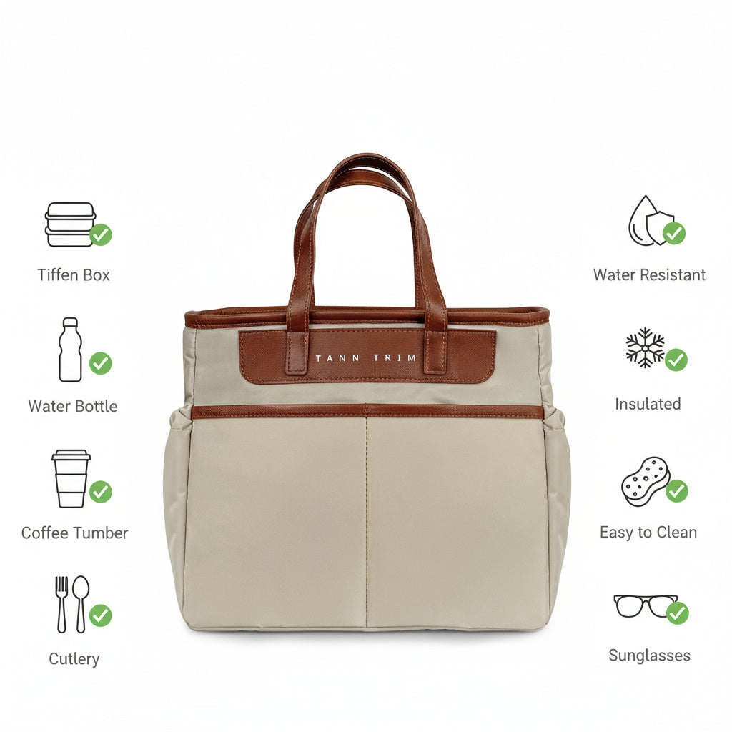 The Tiffyn Tote - Beige