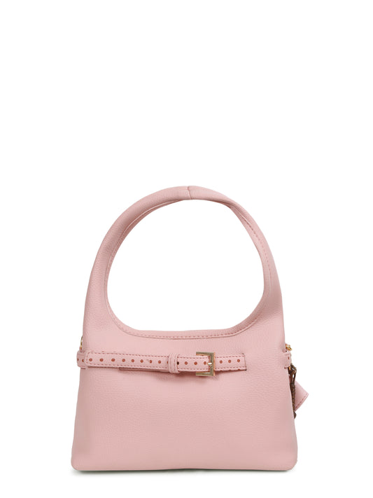 Pink Polka Mini Hobo Bag