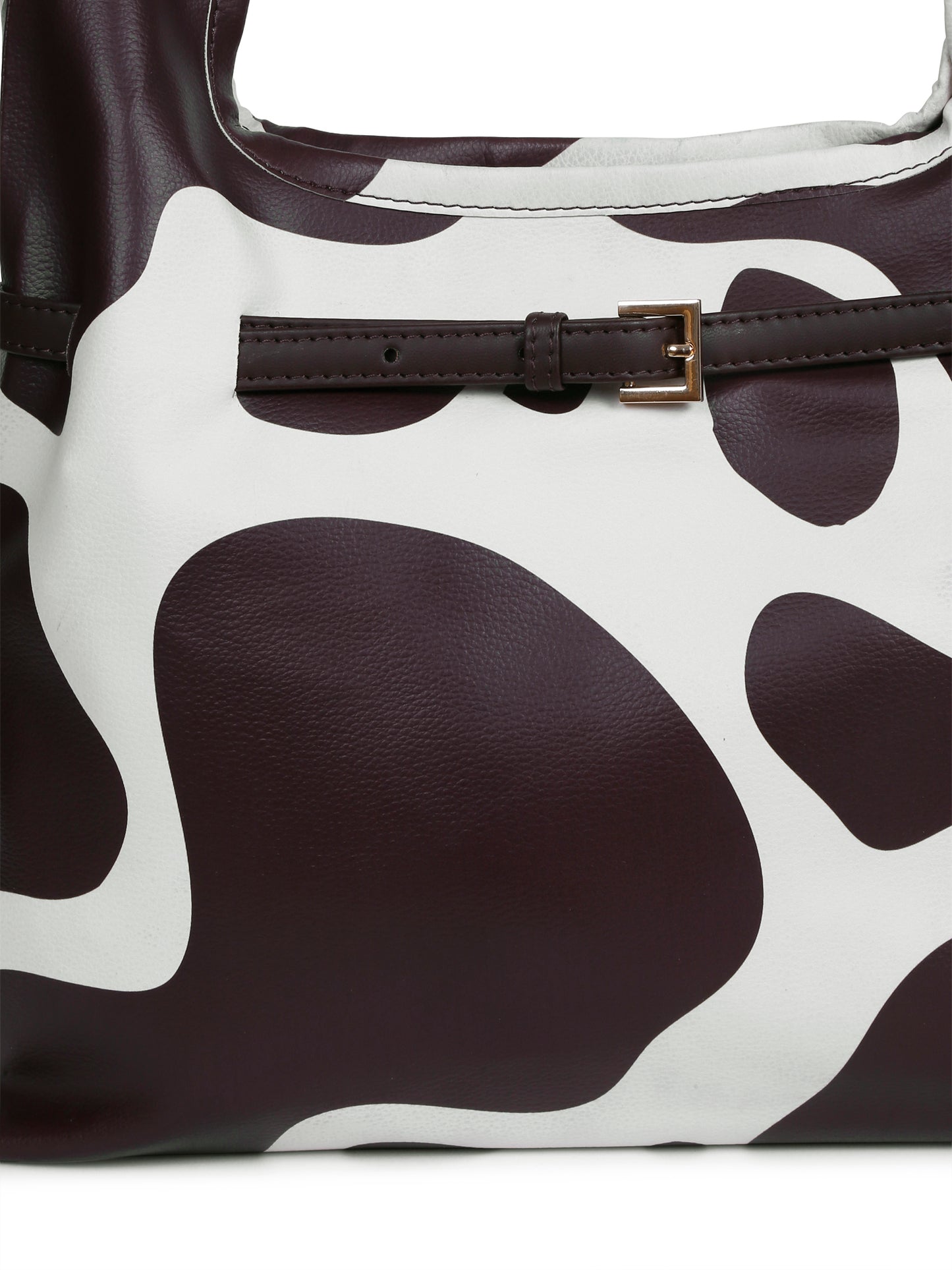 Cow Printed Shoulder Bag