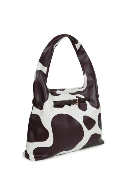Cow Printed Shoulder Bag