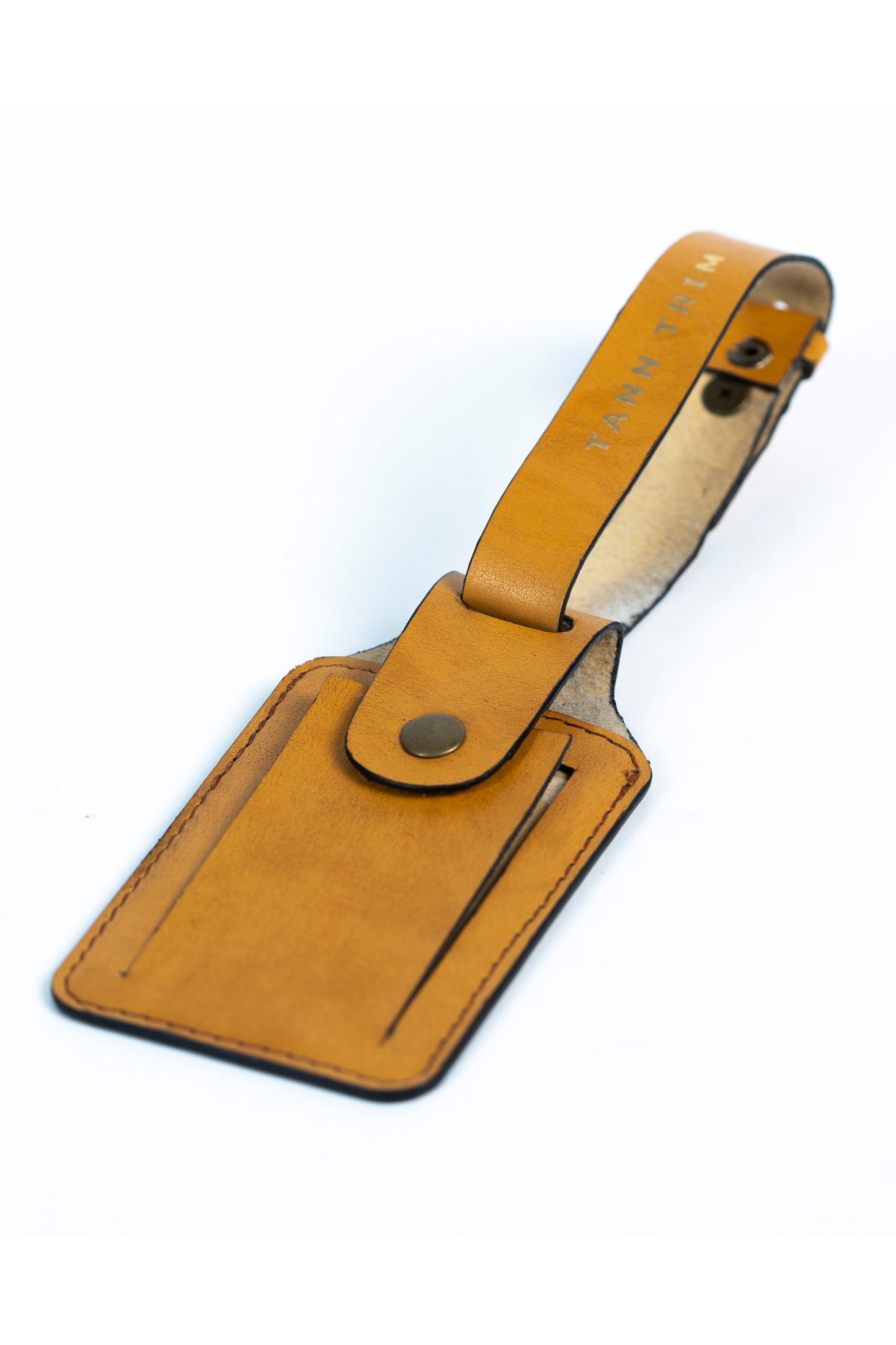 Luggage Tag: Orange & Green